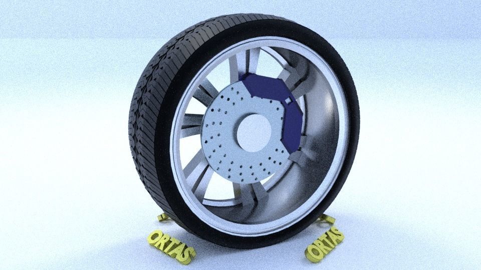 ORTAS CAR RIM 1-2-3-4-5-6-7-8-9-10 GAME READY 3D Model Collection_46