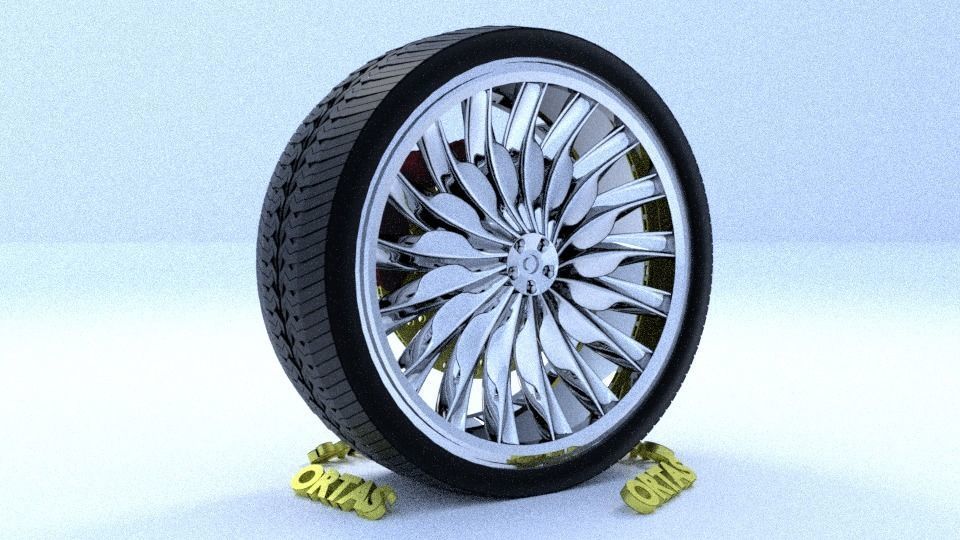ORTAS CAR RIM 1-2-3-4-5-6-7-8-9-10 GAME READY 3D Model Collection_73