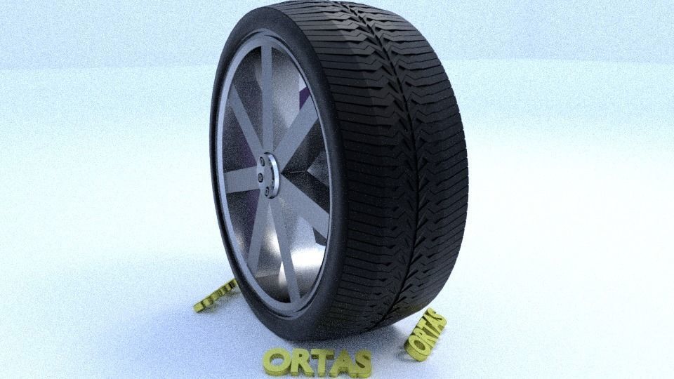 ORTAS CAR RIM 1-2-3-4-5-6-7-8-9-10 GAME READY 3D Model Collection_15