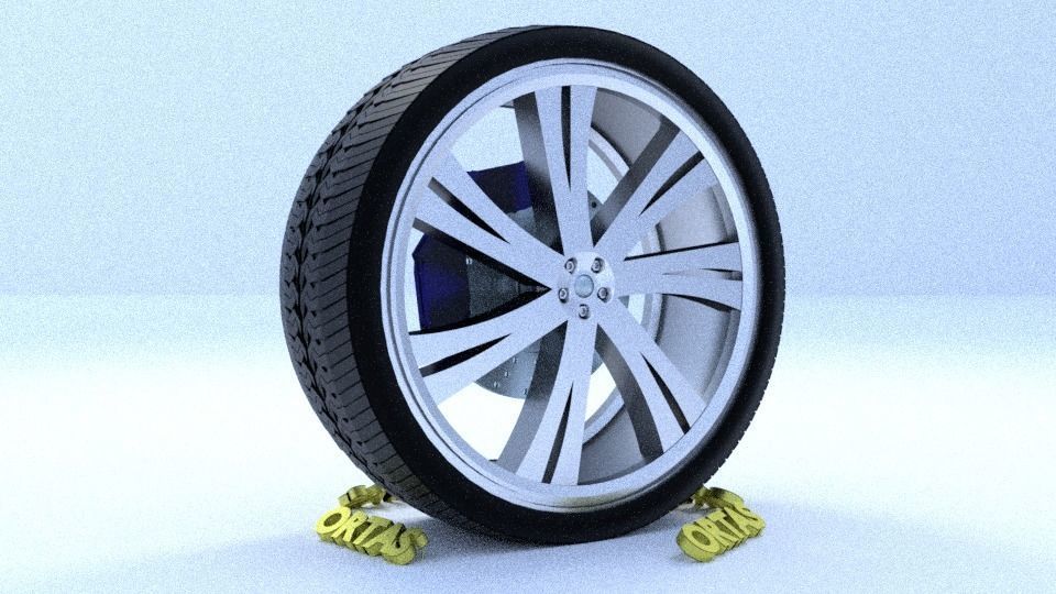 ORTAS CAR RIM 1-2-3-4-5-6-7-8-9-10 GAME READY 3D Model Collection_43
