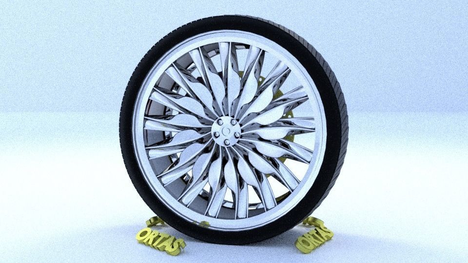 ORTAS CAR RIM 1-2-3-4-5-6-7-8-9-10 GAME READY 3D Model Collection_78