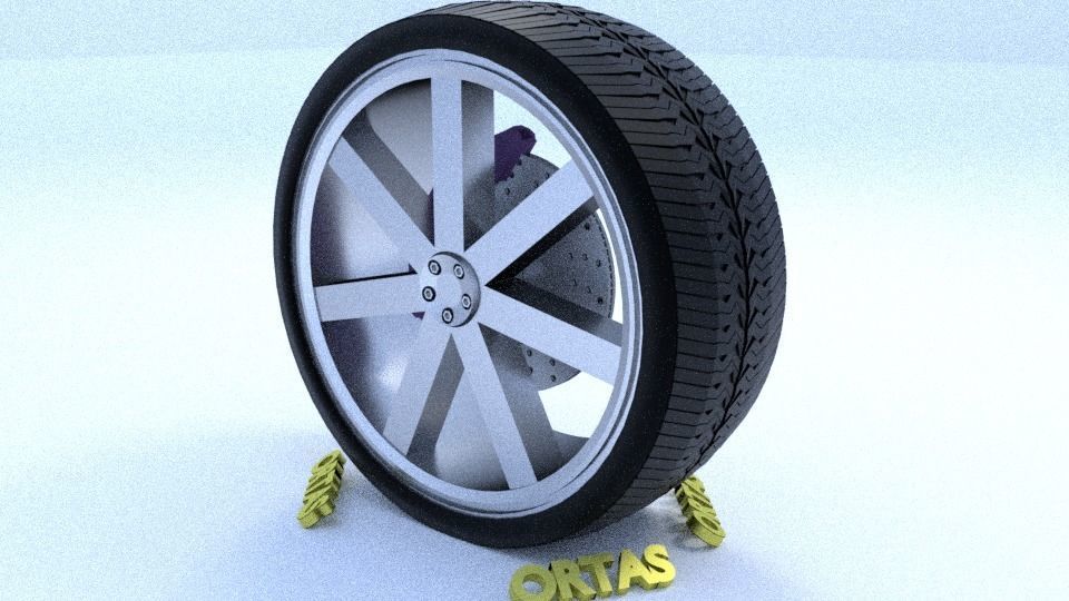 ORTAS CAR RIM 1-2-3-4-5-6-7-8-9-10 GAME READY 3D Model Collection_14