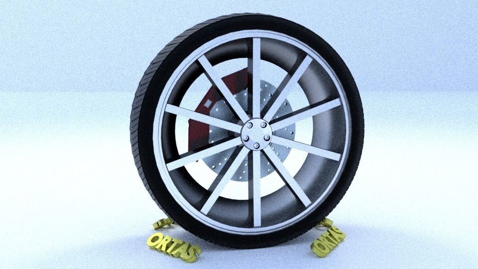 ORTAS CAR RIM 1-2-3-4-5-6-7-8-9-10 GAME READY 3D Model Collection_63