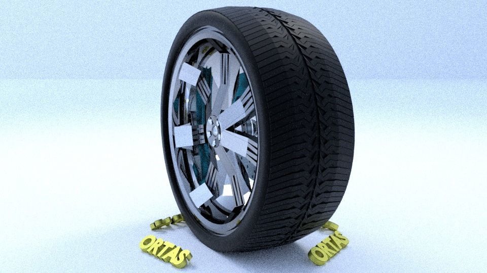 ORTAS CAR RIM 1-2-3-4-5-6-7-8-9-10 GAME READY 3D Model Collection_88