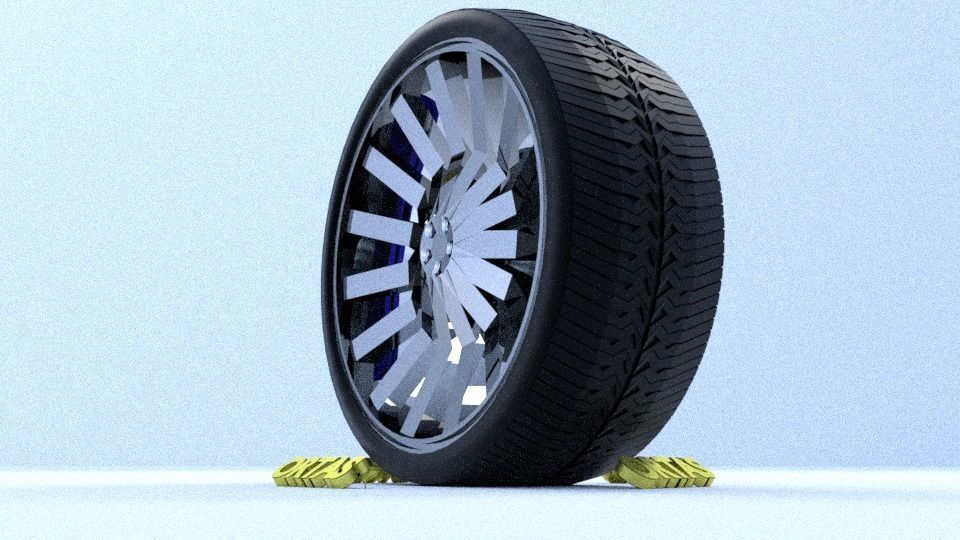 ORTAS CAR RIM 1-2-3-4-5-6-7-8-9-10 GAME READY 3D Model Collection_107