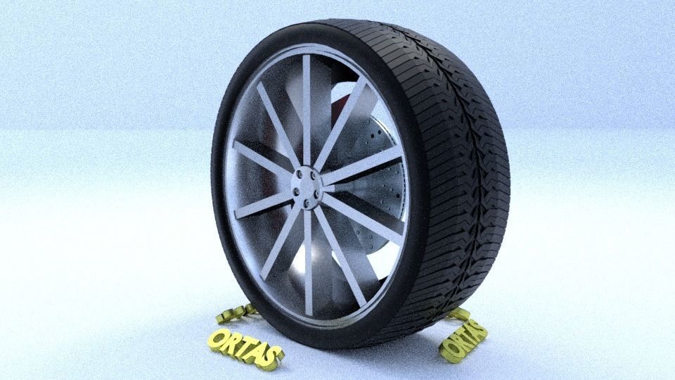 ORTAS CAR RIM 1-2-3-4-5-6-7-8-9-10 GAME READY 3D Model Collection_66
