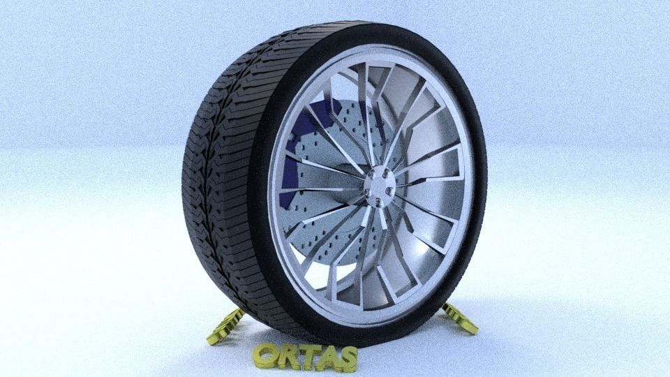 ORTAS CAR RIM 1-2-3-4-5-6-7-8-9-10 GAME READY 3D Model Collection_21