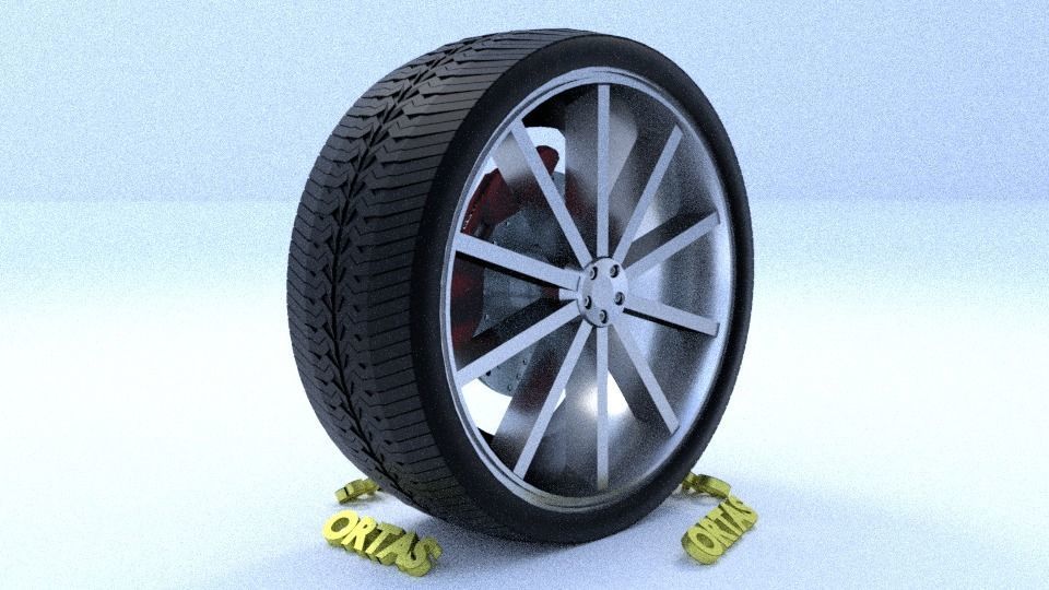 ORTAS CAR RIM 1-2-3-4-5-6-7-8-9-10 GAME READY 3D Model Collection_61