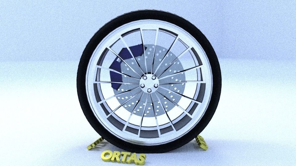 ORTAS CAR RIM 1-2-3-4-5-6-7-8-9-10 GAME READY 3D Model Collection_30