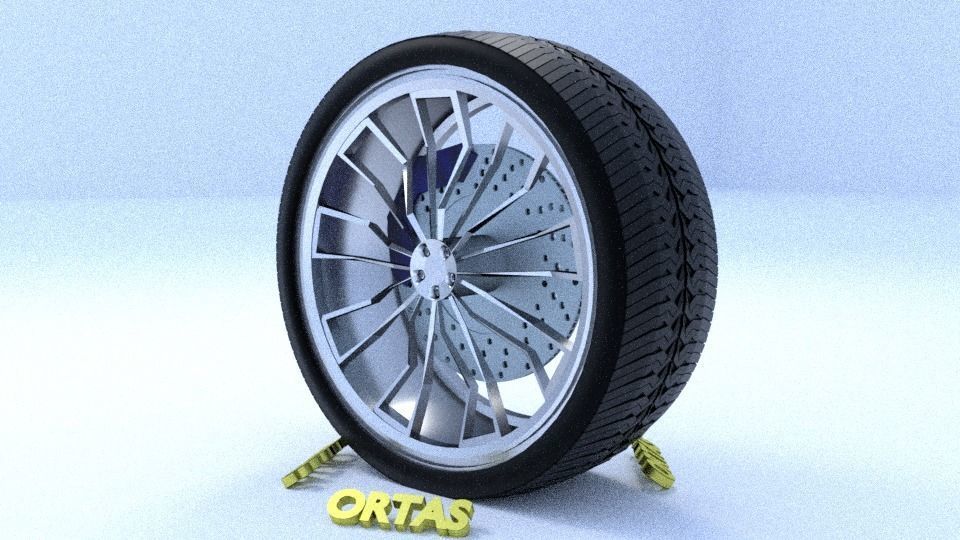 ORTAS CAR RIM 1-2-3-4-5-6-7-8-9-10 GAME READY 3D Model Collection_29