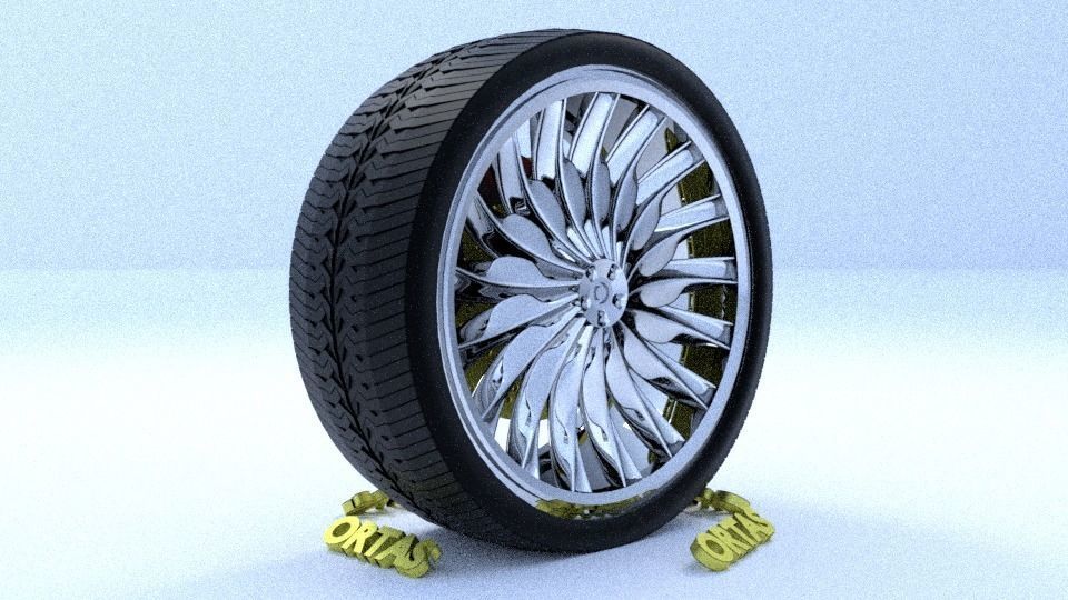 ORTAS CAR RIM 1-2-3-4-5-6-7-8-9-10 GAME READY 3D Model Collection_72