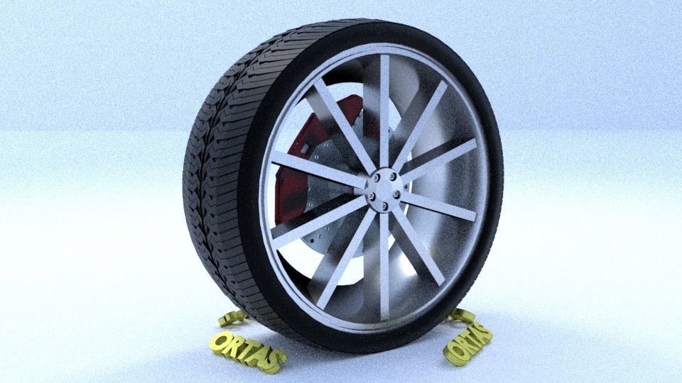 ORTAS CAR RIM 1-2-3-4-5-6-7-8-9-10 GAME READY 3D Model Collection_62
