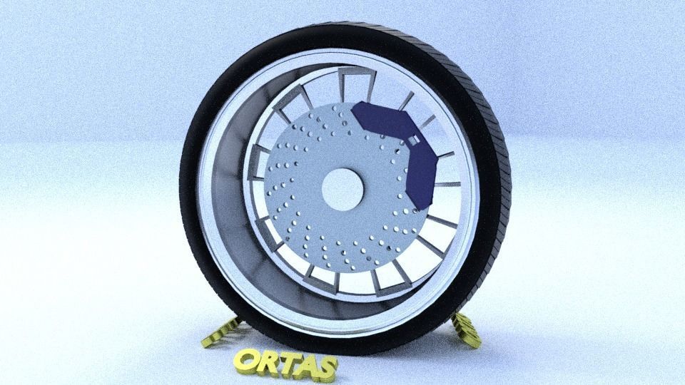 ORTAS CAR RIM 1-2-3-4-5-6-7-8-9-10 GAME READY 3D Model Collection_26