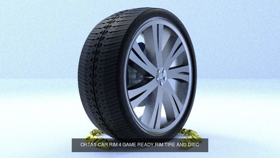 ORTAS CAR RIM 1-2-3-4-5-6-7-8-9-10 GAME READY 3D Model Collection_6