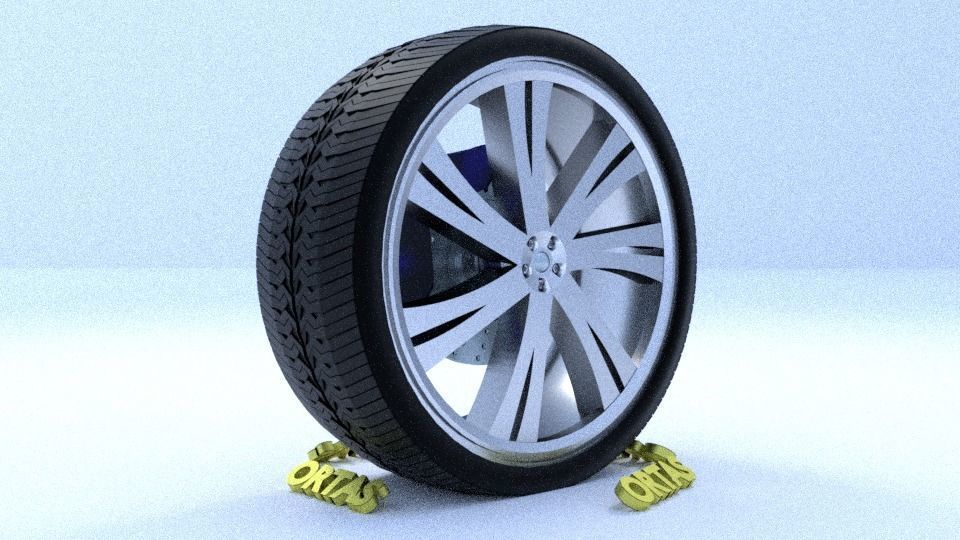 ORTAS CAR RIM 1-2-3-4-5-6-7-8-9-10 GAME READY 3D Model Collection_42