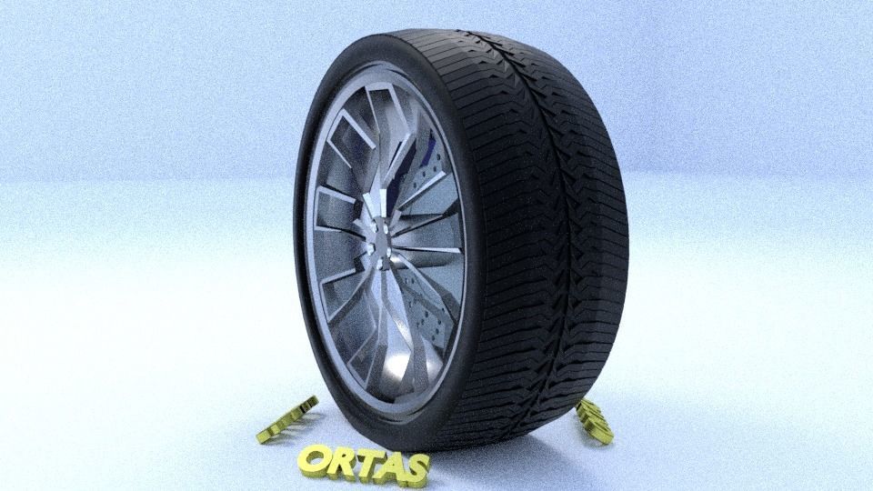 ORTAS CAR RIM 1-2-3-4-5-6-7-8-9-10 GAME READY 3D Model Collection_25