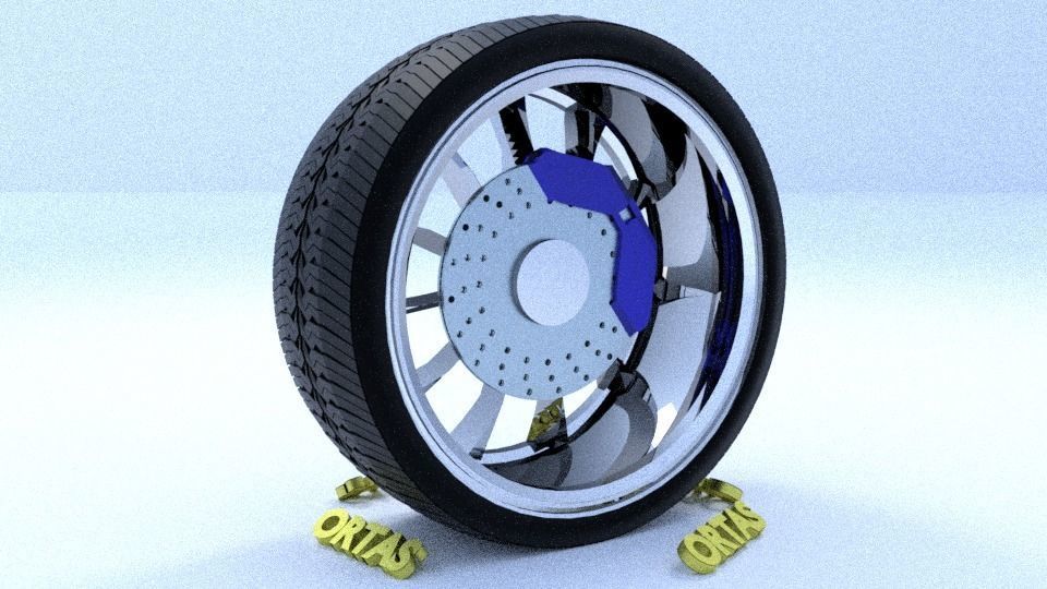 ORTAS CAR RIM 1-2-3-4-5-6-7-8-9-10 GAME READY 3D Model Collection_99