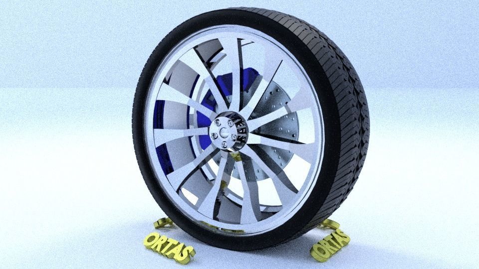 ORTAS CAR RIM 1-2-3-4-5-6-7-8-9-10 GAME READY 3D Model Collection_97