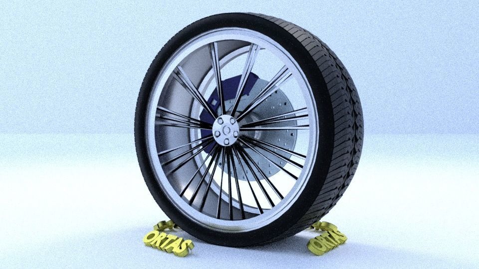 ORTAS CAR RIM 1-2-3-4-5-6-7-8-9-10 GAME READY 3D Model Collection_36