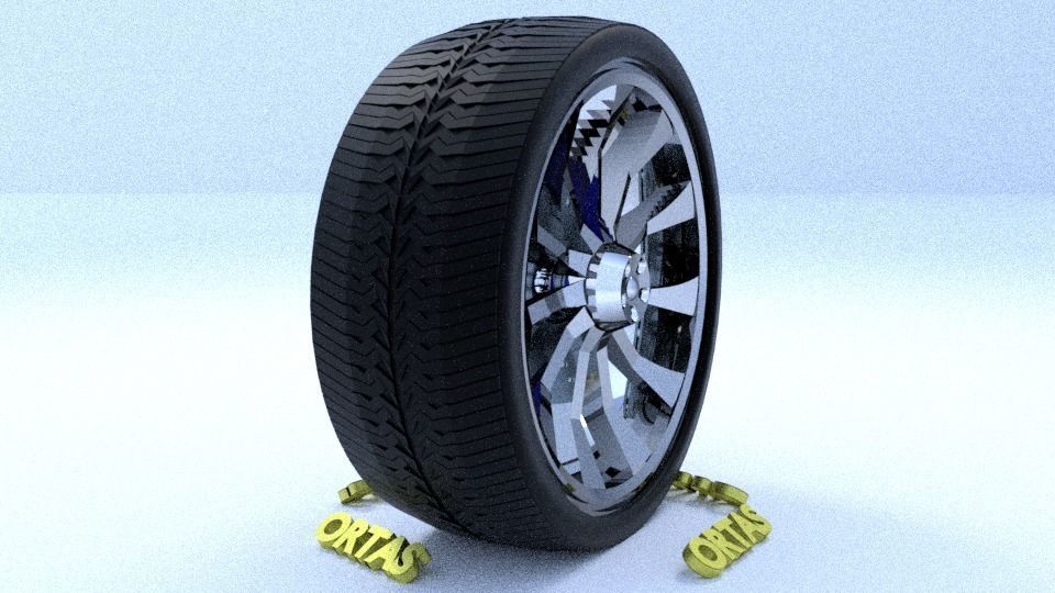 ORTAS CAR RIM 1-2-3-4-5-6-7-8-9-10 GAME READY 3D Model Collection_91