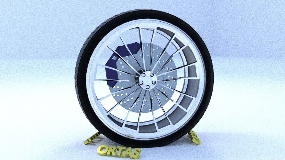 ORTAS CAR RIM 1-2-3-4-5-6-7-8-9-10 GAME READY 3D Model Collection_24