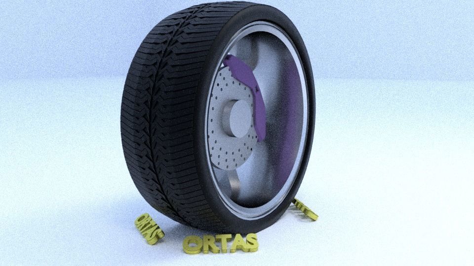ORTAS CAR RIM 1-2-3-4-5-6-7-8-9-10 GAME READY 3D Model Collection_16