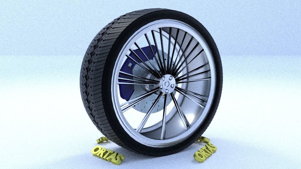 ORTAS CAR RIM 1-2-3-4-5-6-7-8-9-10 GAME READY 3D Model Collection_31