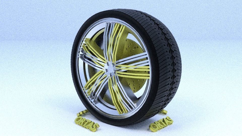 ORTAS CAR RIM 1-2-3-4-5-6-7-8-9-10 GAME READY 3D Model Collection_57