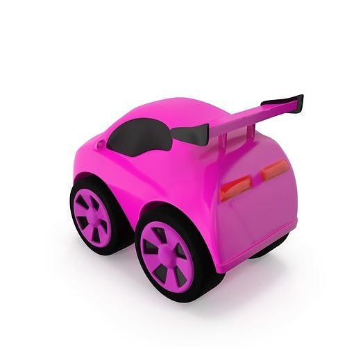 car toy Low-poly 3D model 3