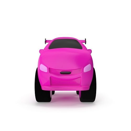 car toy Low-poly 3D model 6