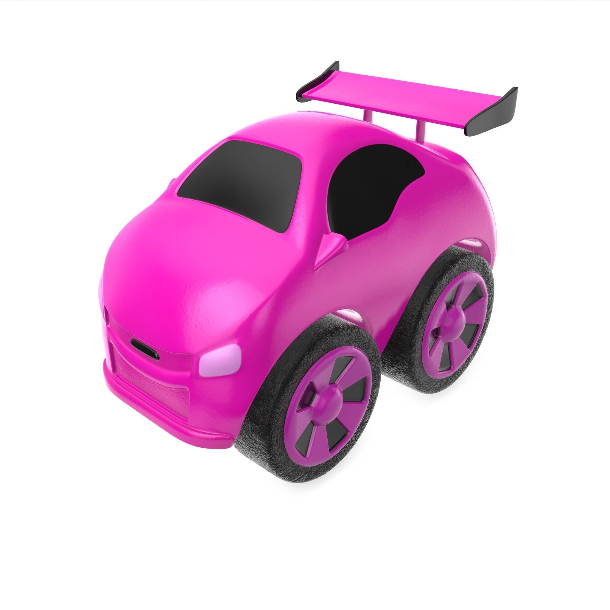 car toy Low-poly 3D model_7