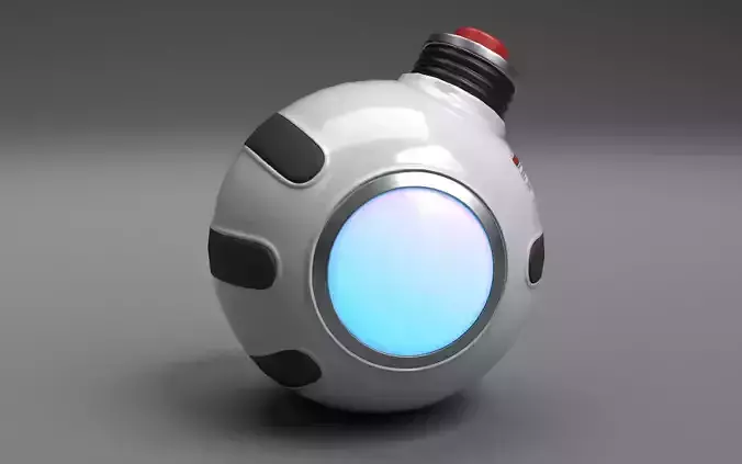 Stylized Sci-Fi Grenade