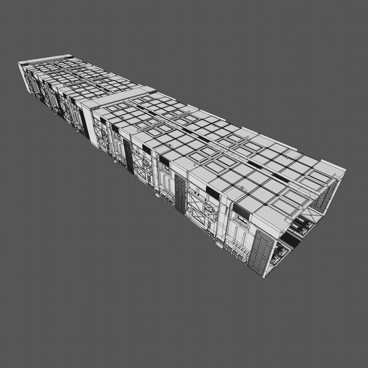 Sci fi interior 3D model_24