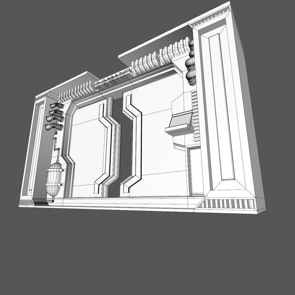 Sci fi interior 3D model_22