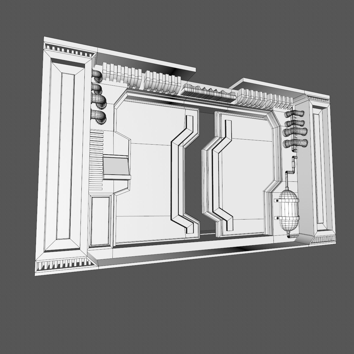 Sci fi interior 3D model_20