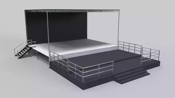 Stage Line SR12 - Concert Scene 3D model