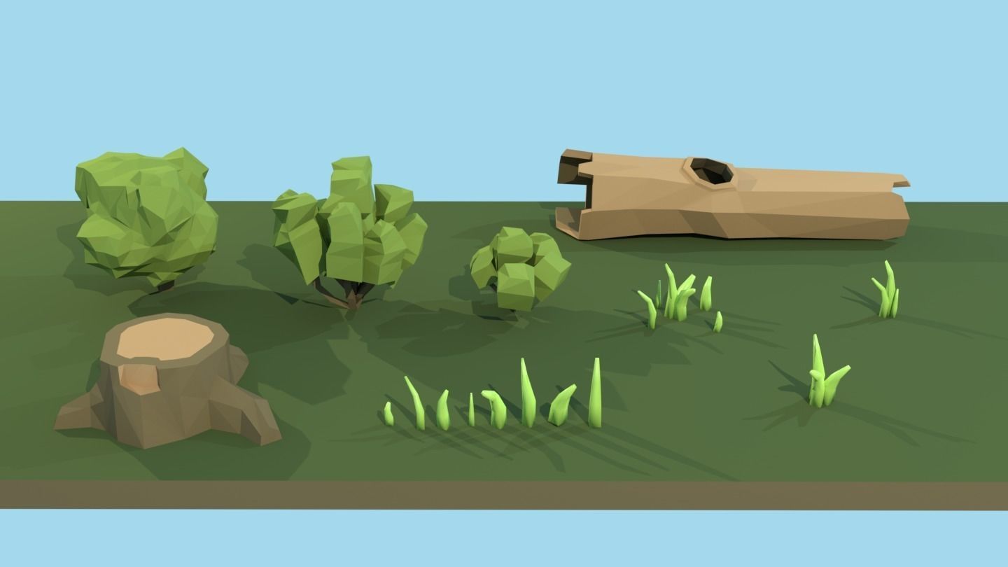 Nature Assets - game ready - Low-poly 3D model_4