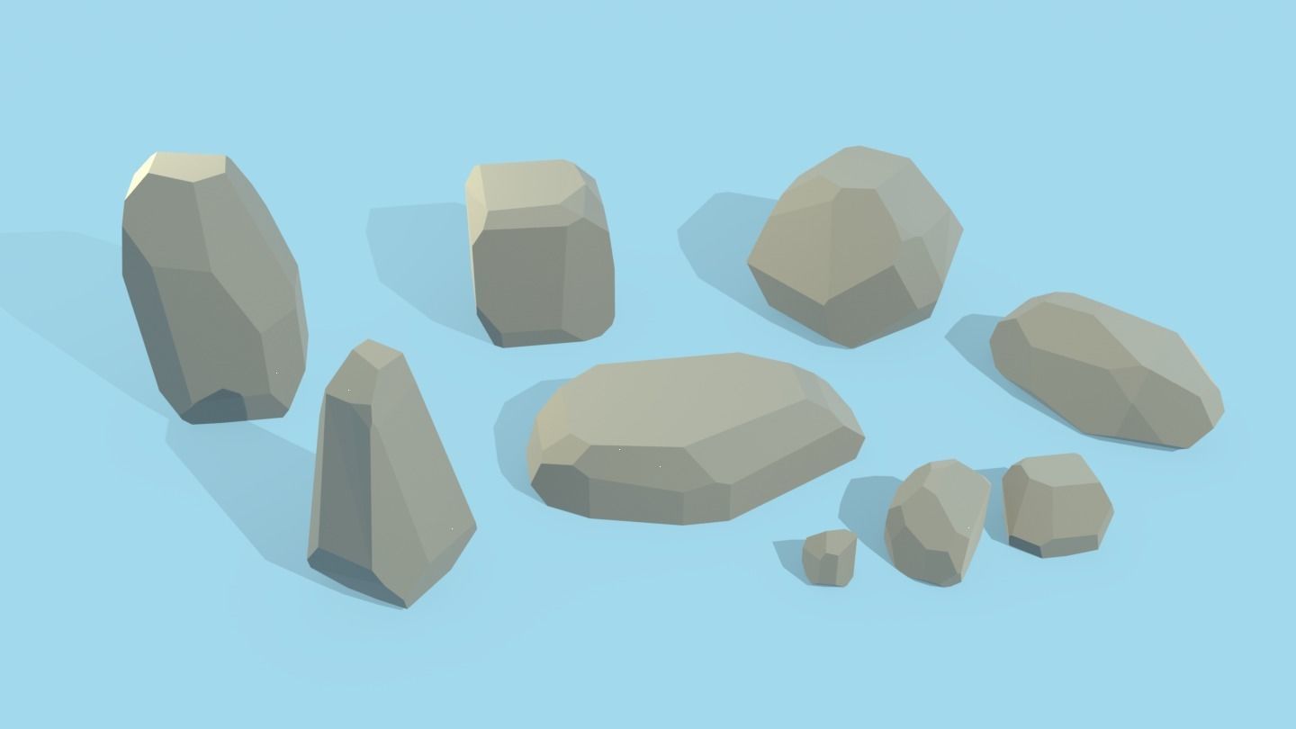 Nature Assets - game ready - Low-poly 3D model_7
