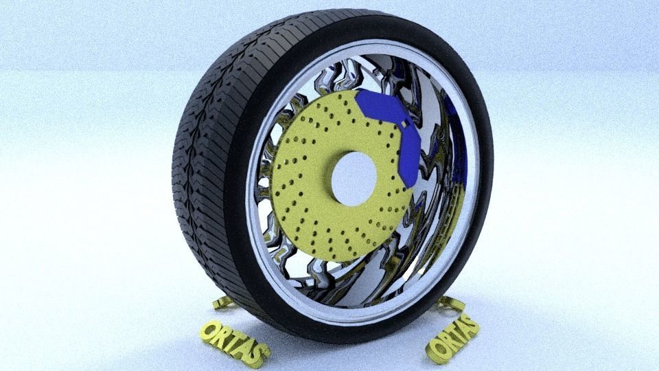 ORTAS CAR RIM 11-12-13-14-15-16-17-18-19-20 GAME READY 3D Model Collection_19