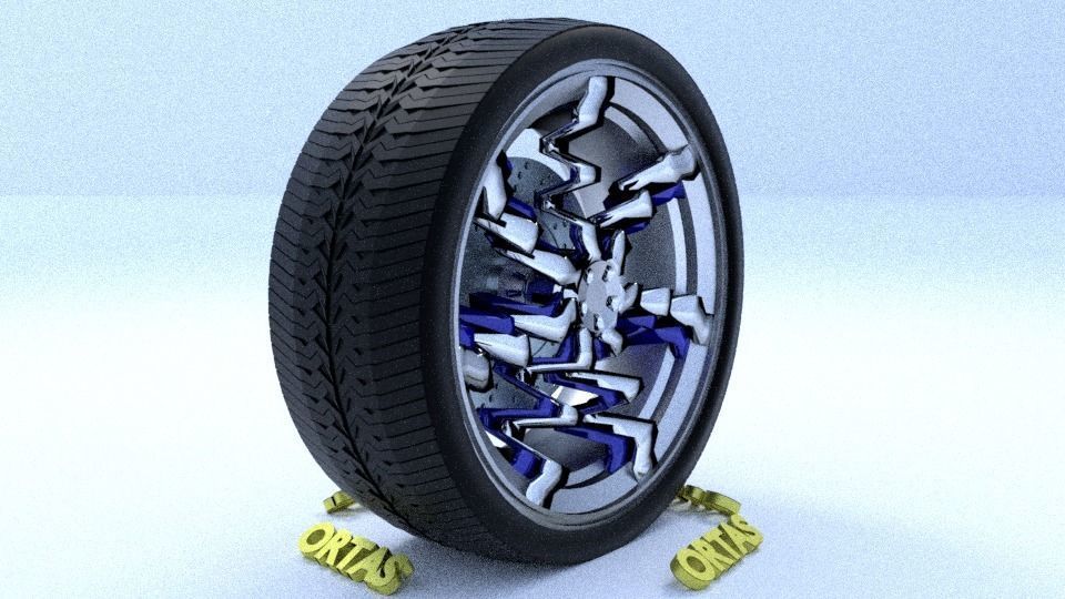 ORTAS CAR RIM 21-22-23-24-25-26-27-28-29-30 GAME READY 3D Model Collection_101