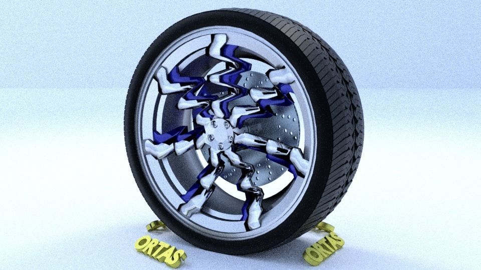 ORTAS CAR RIM 21-22-23-24-25-26-27-28-29-30 GAME READY 3D Model Collection_105