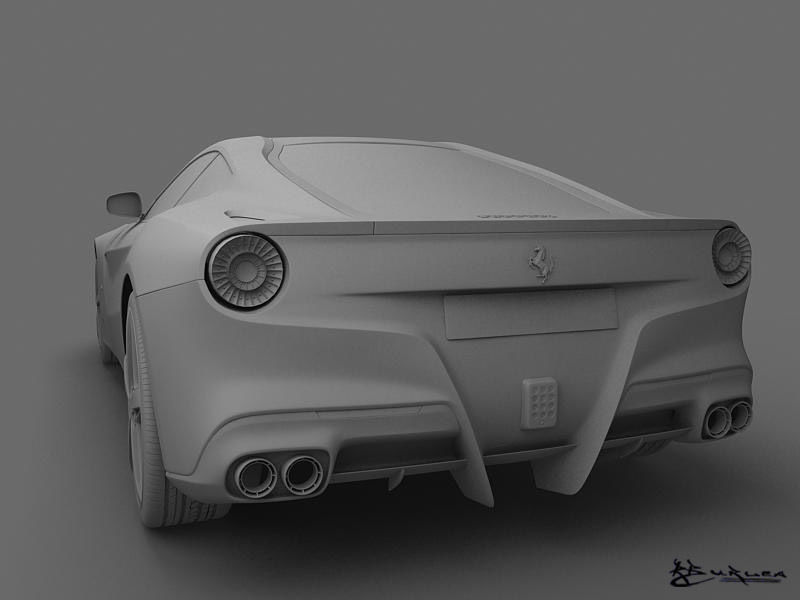 Ferrari F12 Berlinetta 2013 3D model_12