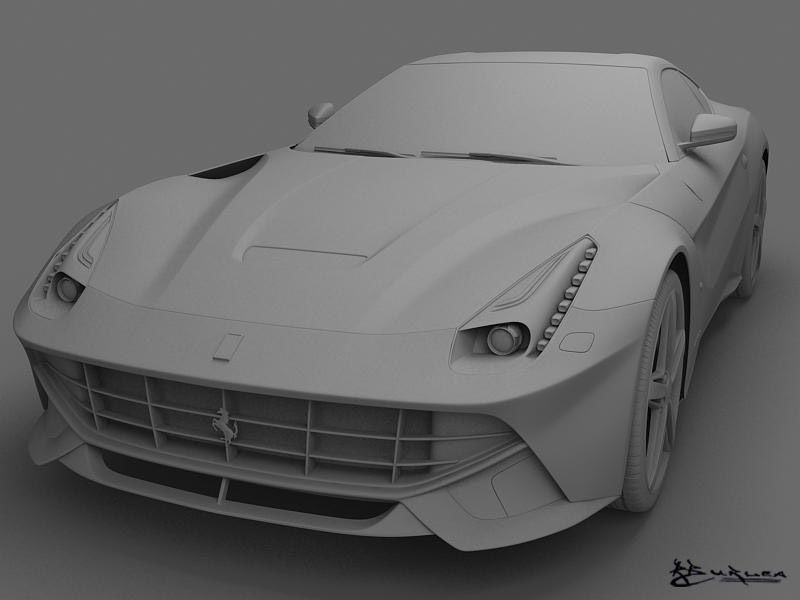 Ferrari F12 Berlinetta 2013 3D model_8