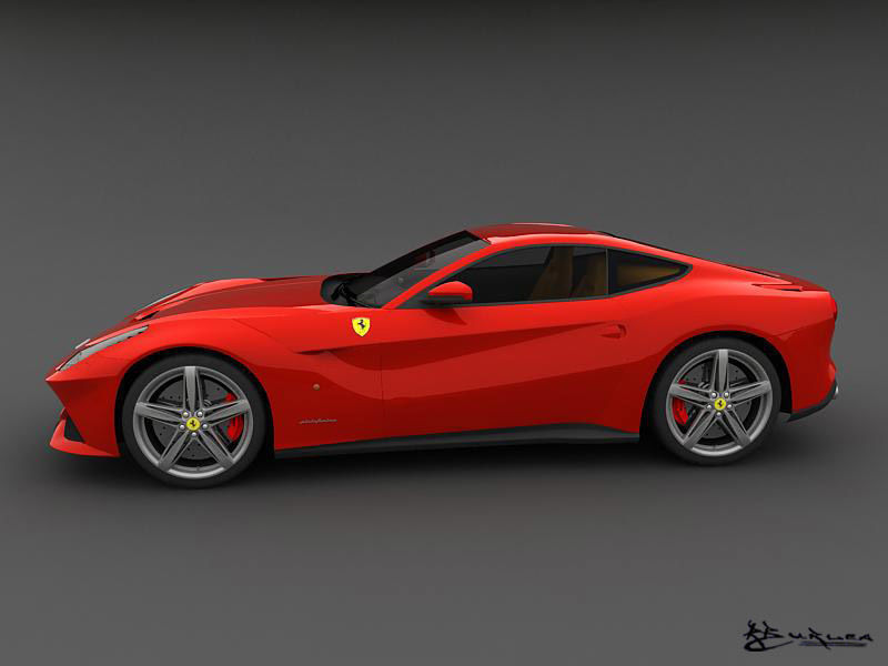 Ferrari F12 Berlinetta 2013 3D model_3