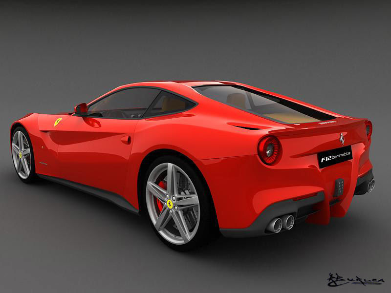 Ferrari F12 Berlinetta 2013 3D model_4
