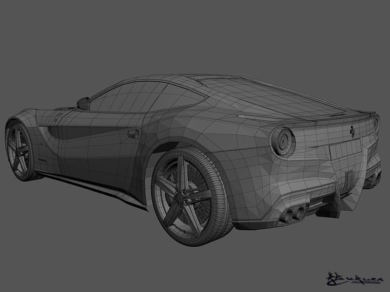 Ferrari F12 Berlinetta 2013 3D model_15