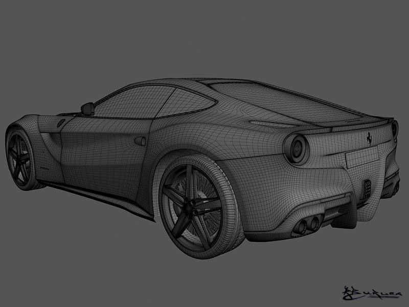 Ferrari F12 Berlinetta 2013 3D model_16