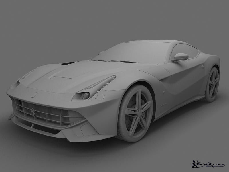 Ferrari F12 Berlinetta 2013 3D model_7