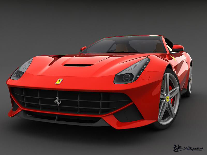 Ferrari F12 Berlinetta 2013 3D model_2