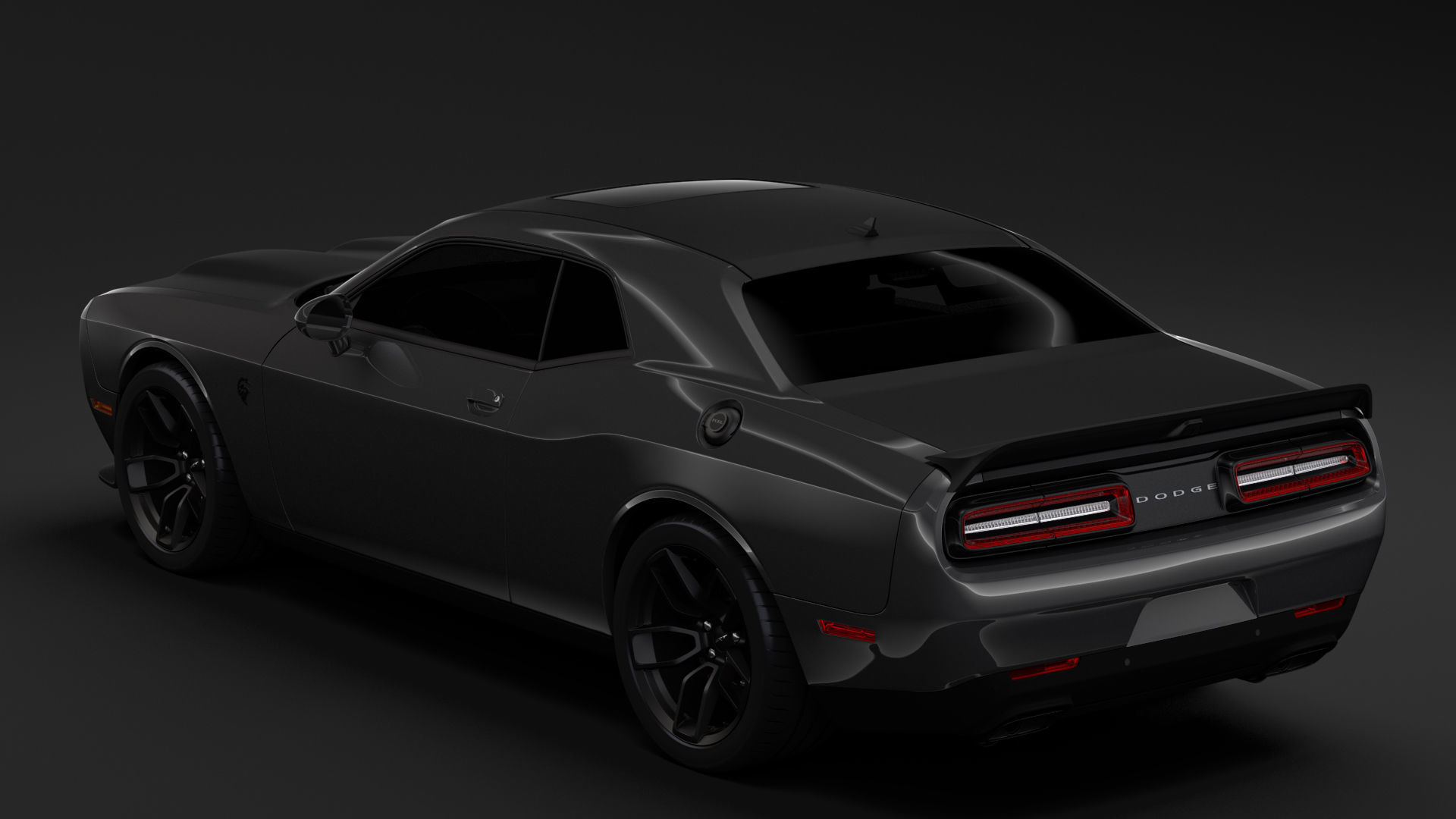 Dodge Challenger SRT Hellcat 2020 3D model_10